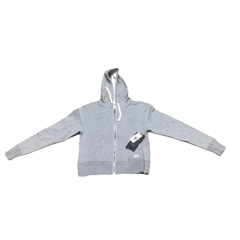 TYR Women’s XS Gray UltraSoft Heavyweight French Terry Full Zip Hoodie